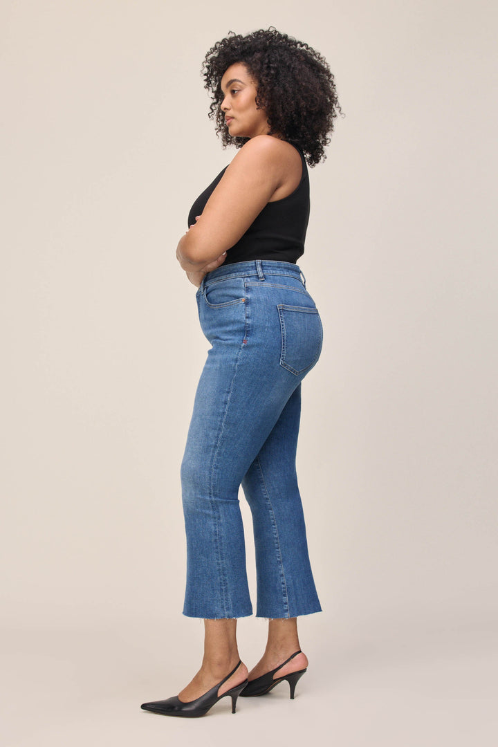 PSP PLUS - CROP BOOTCUT JEANS | WAY TO GO