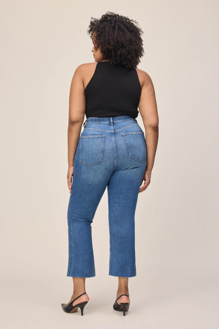 PSP PLUS - CROP BOOTCUT JEANS | WAY TO GO