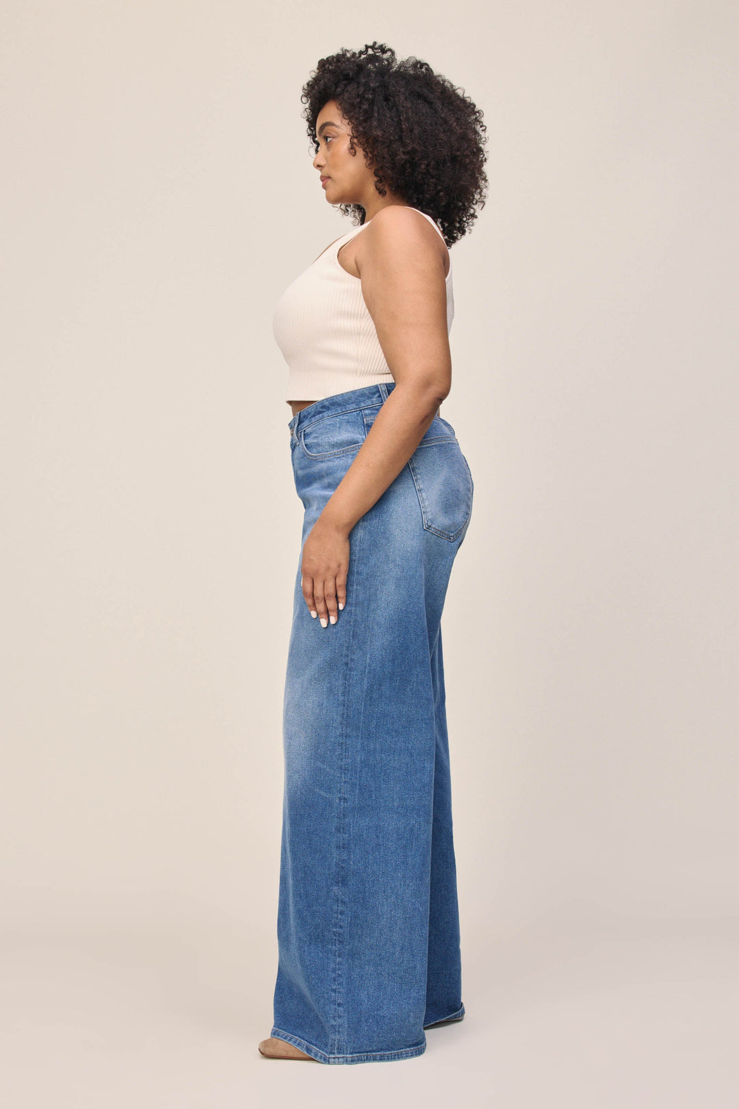 NCE PLUS - WIDE LEG JEANS | WESTSIDE
