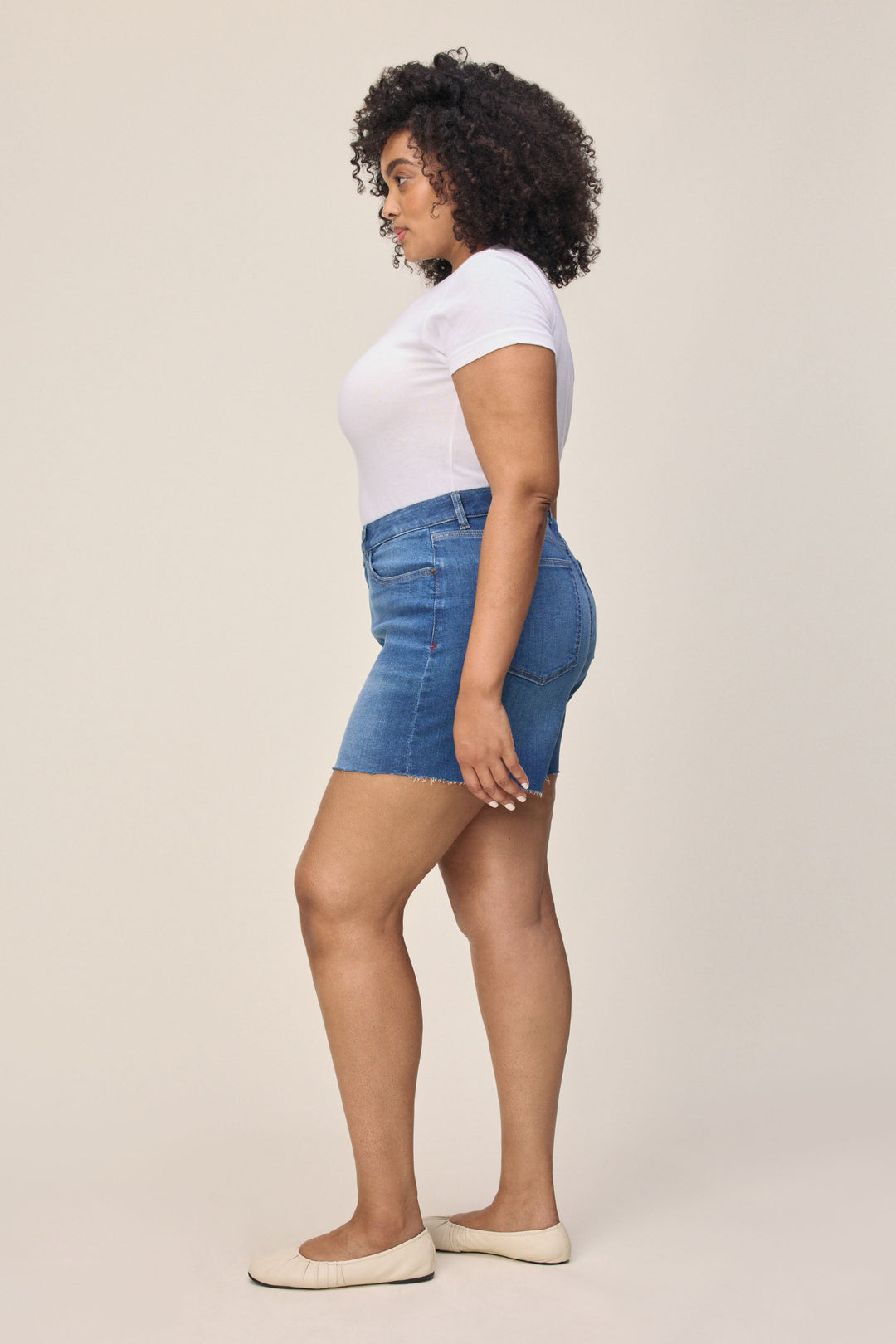 VVI PLUS - RELAXED JEAN SHORT | WATERSONG
