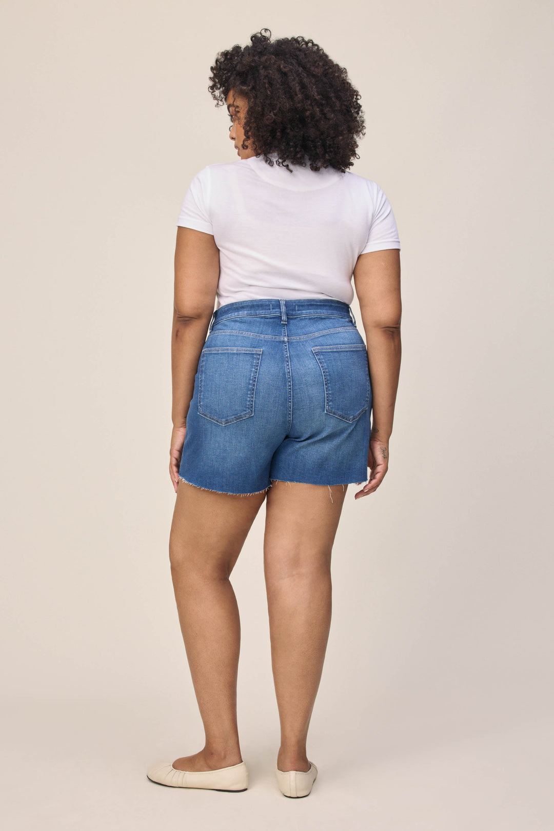 VVI PLUS - RELAXED JEAN SHORT | WATERSONG
