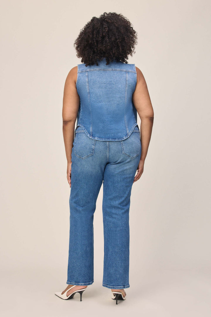 JNB PLUS - DENIM VEST | VARSITY BLUES