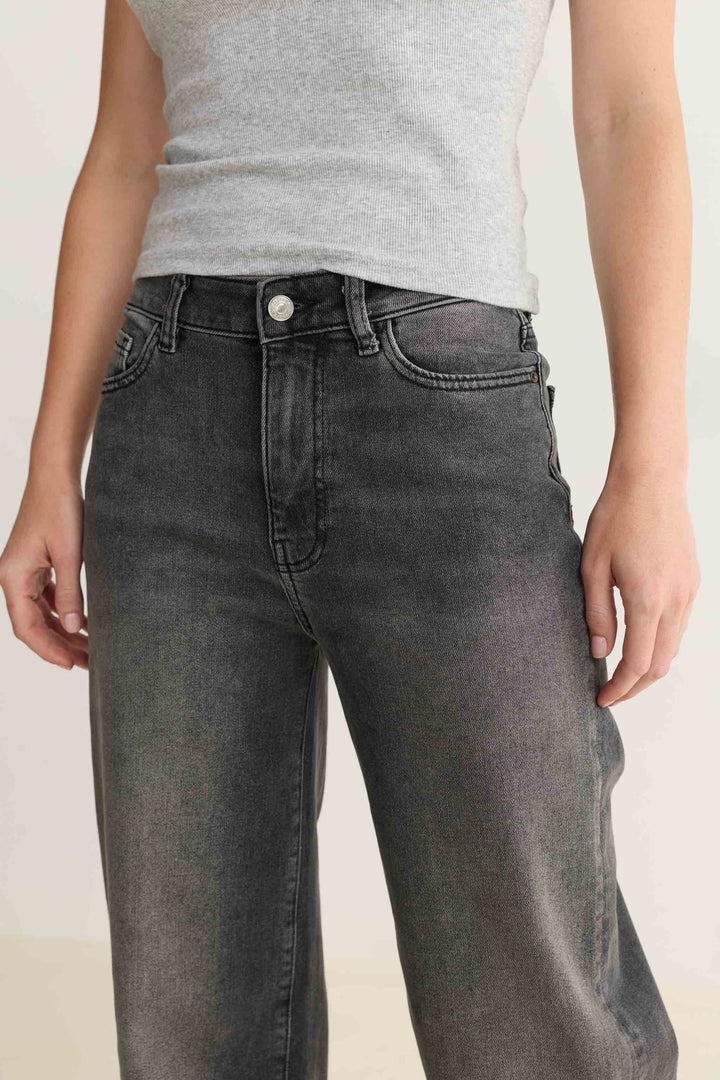 NCE - WIDE LEG JEANS | OVERCAST