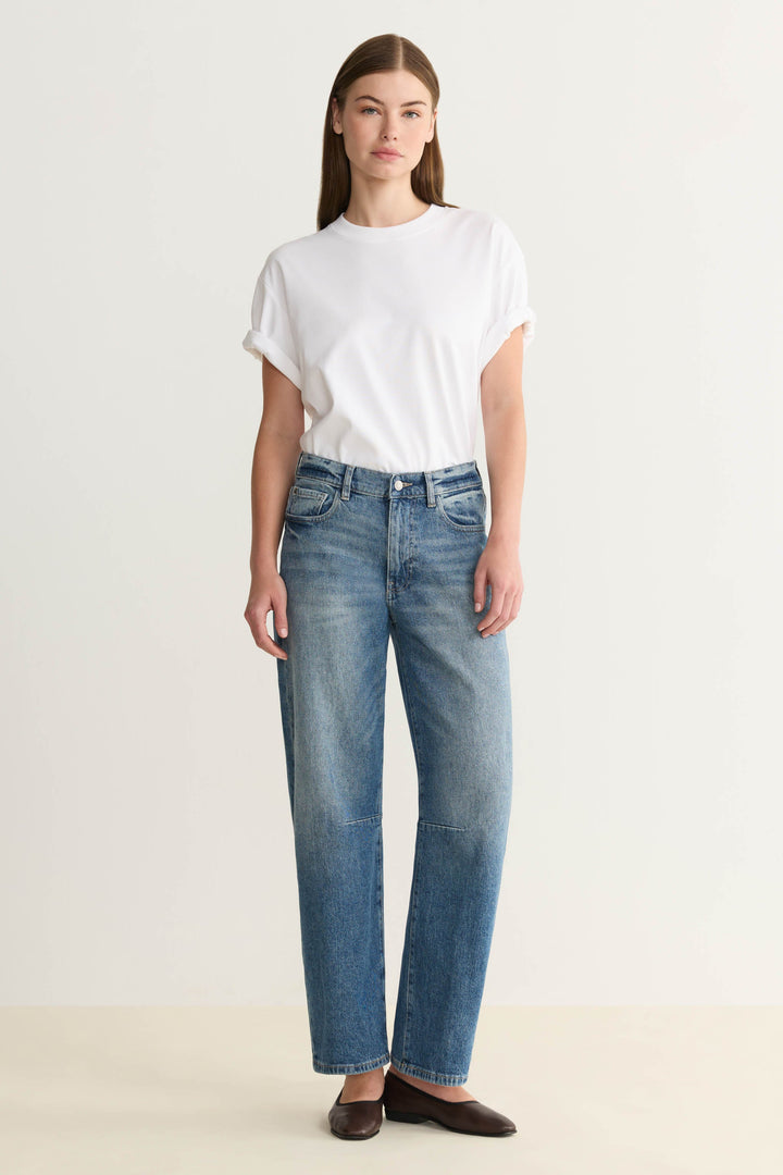 BNA - SOFT CURVE BARREL JEANS | SADIE