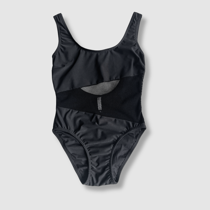 the 'black + mesh' one-piece