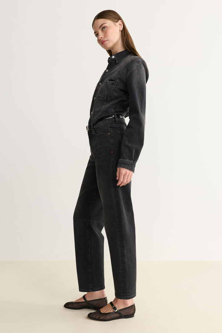 BNA - SOFT CURVE BARREL JEANS | IN THE NIGHT