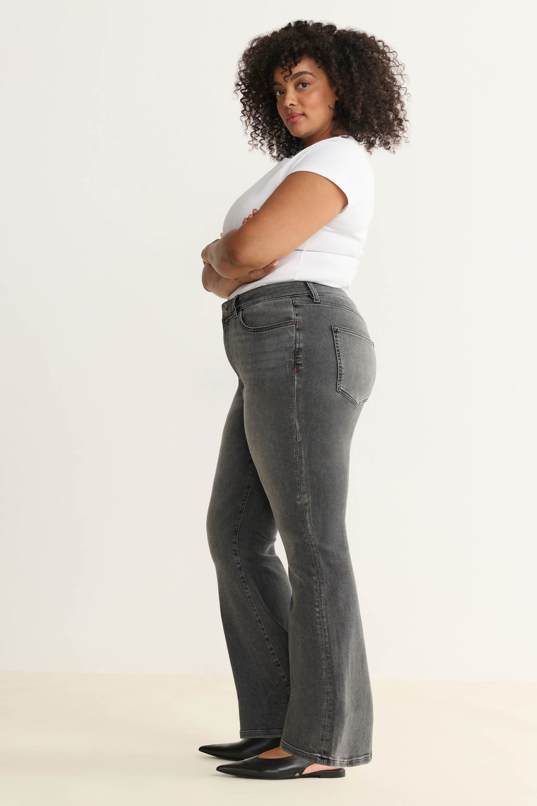 NAO STRETCH PLUS - HIGH RISE BOOTCUT JEANS | NEW MOON