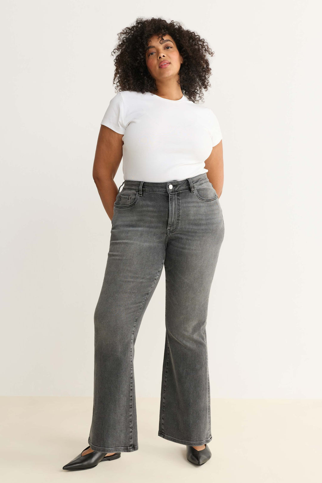 NAO STRETCH PLUS - HIGH RISE BOOTCUT JEANS | NEW MOON