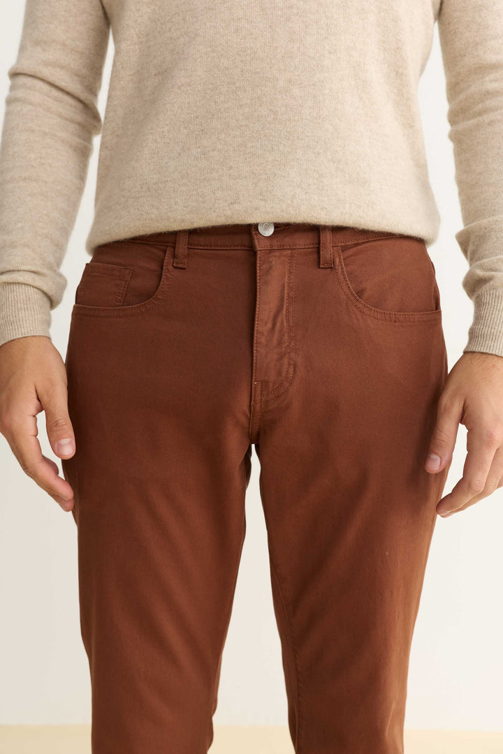 ORD - STRAIGHT PANTS | SIENNA BROWN