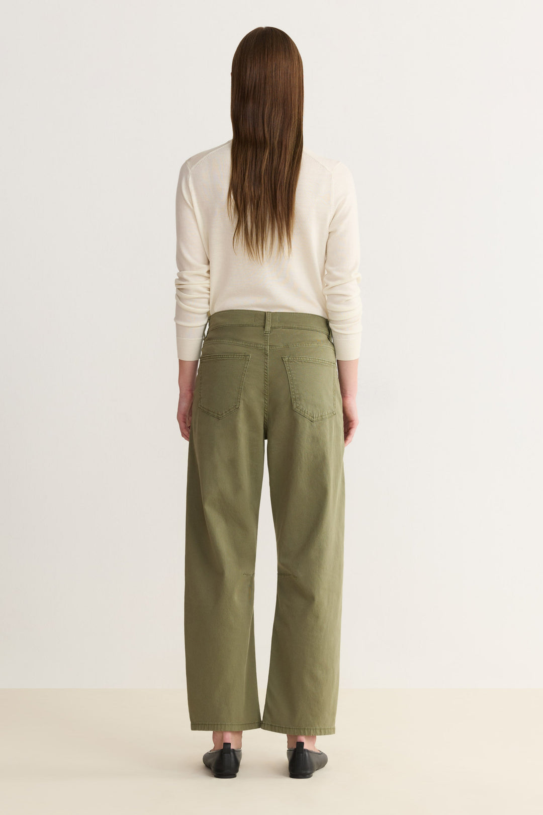 BNA TWILL - SOFT CURVE BARREL PANTS | FOUR LEAF CLOVER