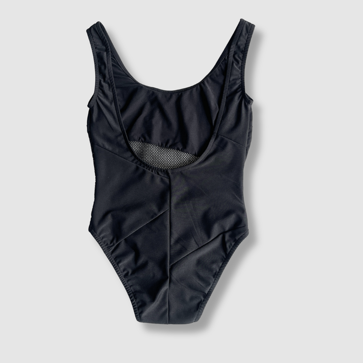 the 'black + mesh' one-piece