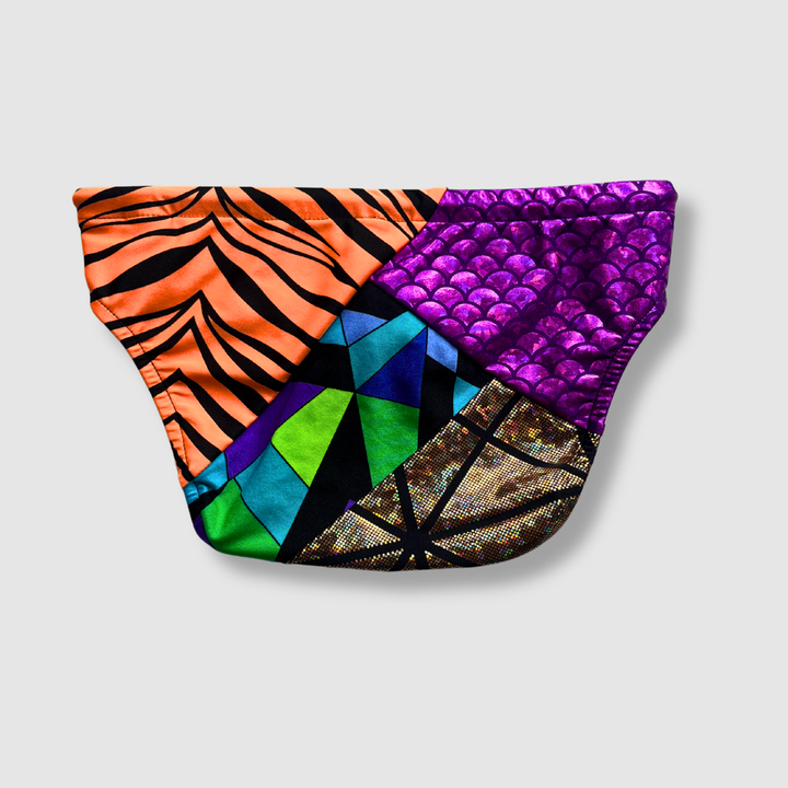 the 'mixed print' swim brief