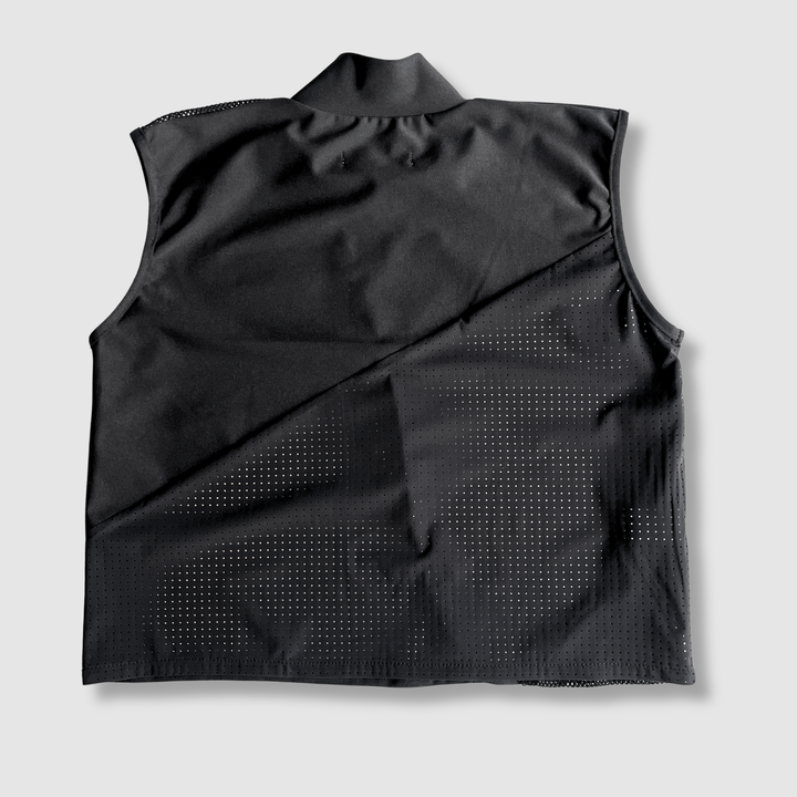 the 'black + mesh' crop top