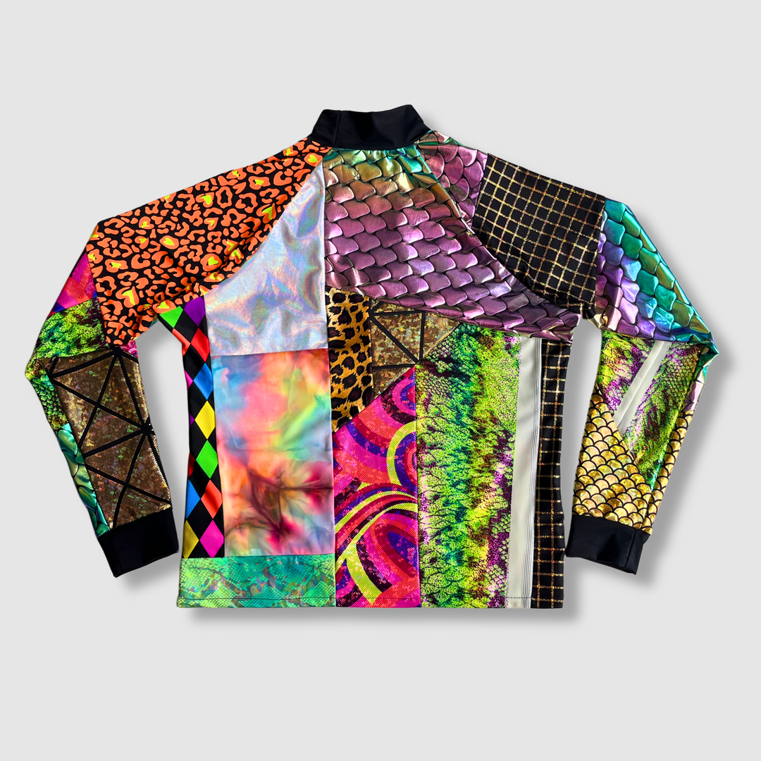 the 'mixed print' long sleeve sun-guard