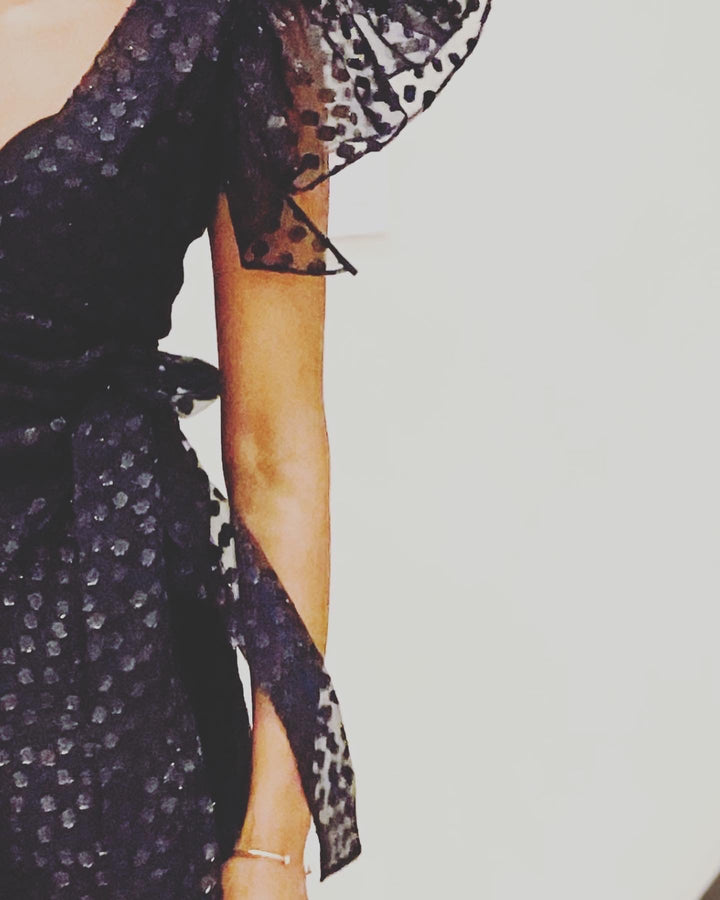 Hiwot, maxi wrap dress