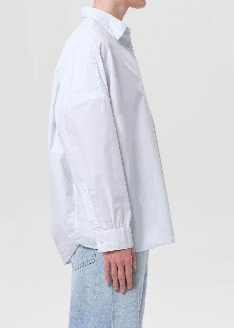 Roux Balloon Shirt in Hail