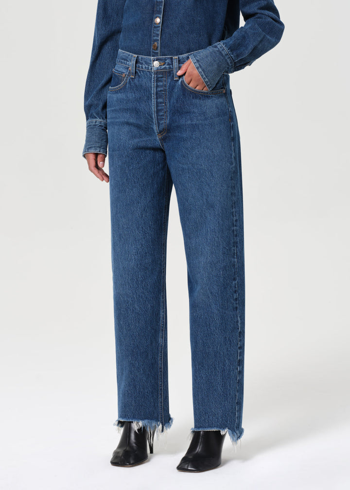 90's Mid Rise Straight in Fountain
