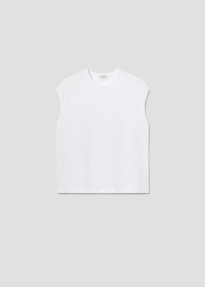 Leonard Sleeveless Tee in White