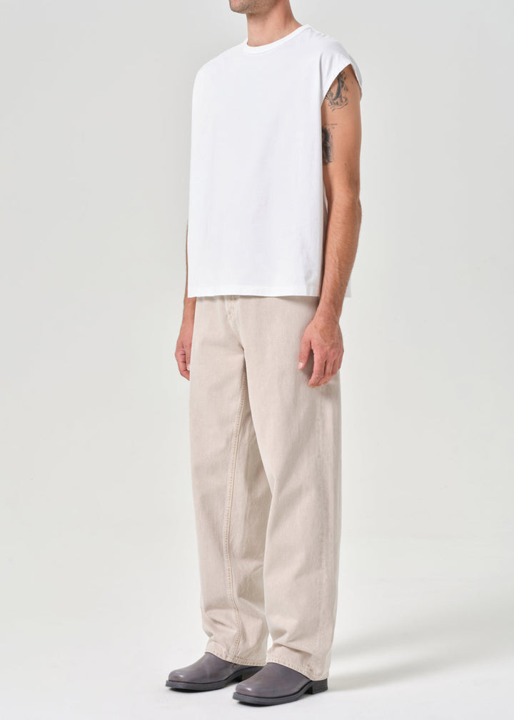 Leonard Sleeveless Tee in White