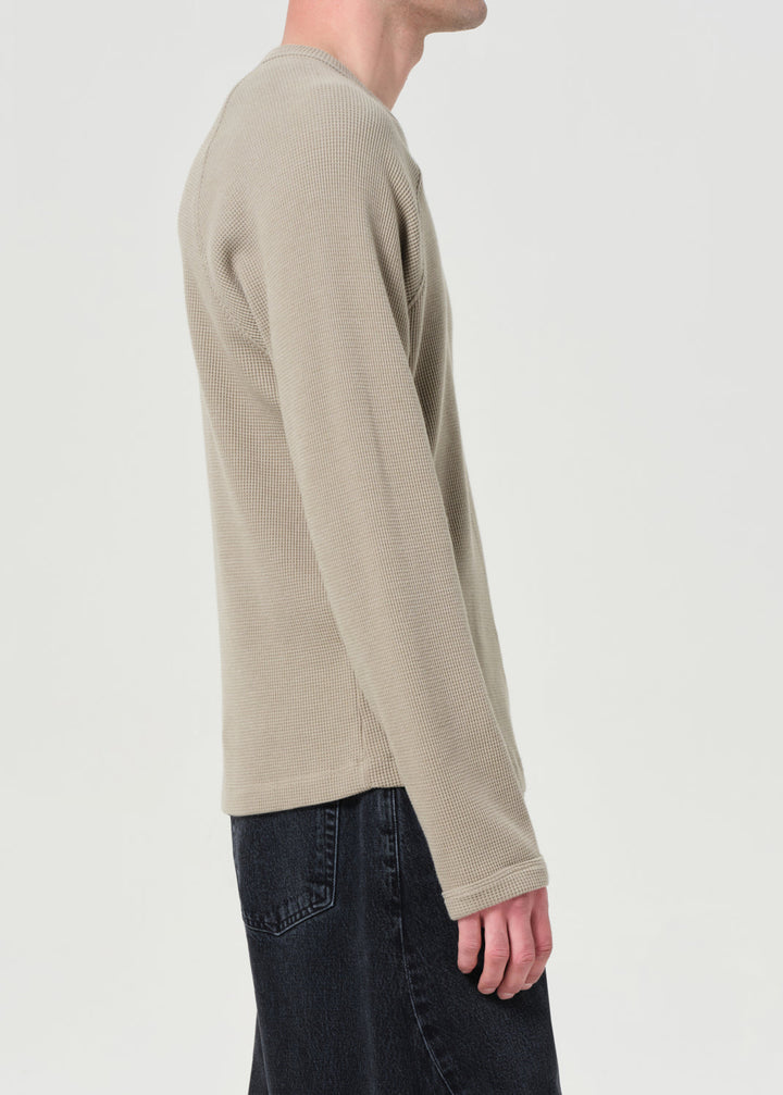 Payson Waffle Tee in Wicker