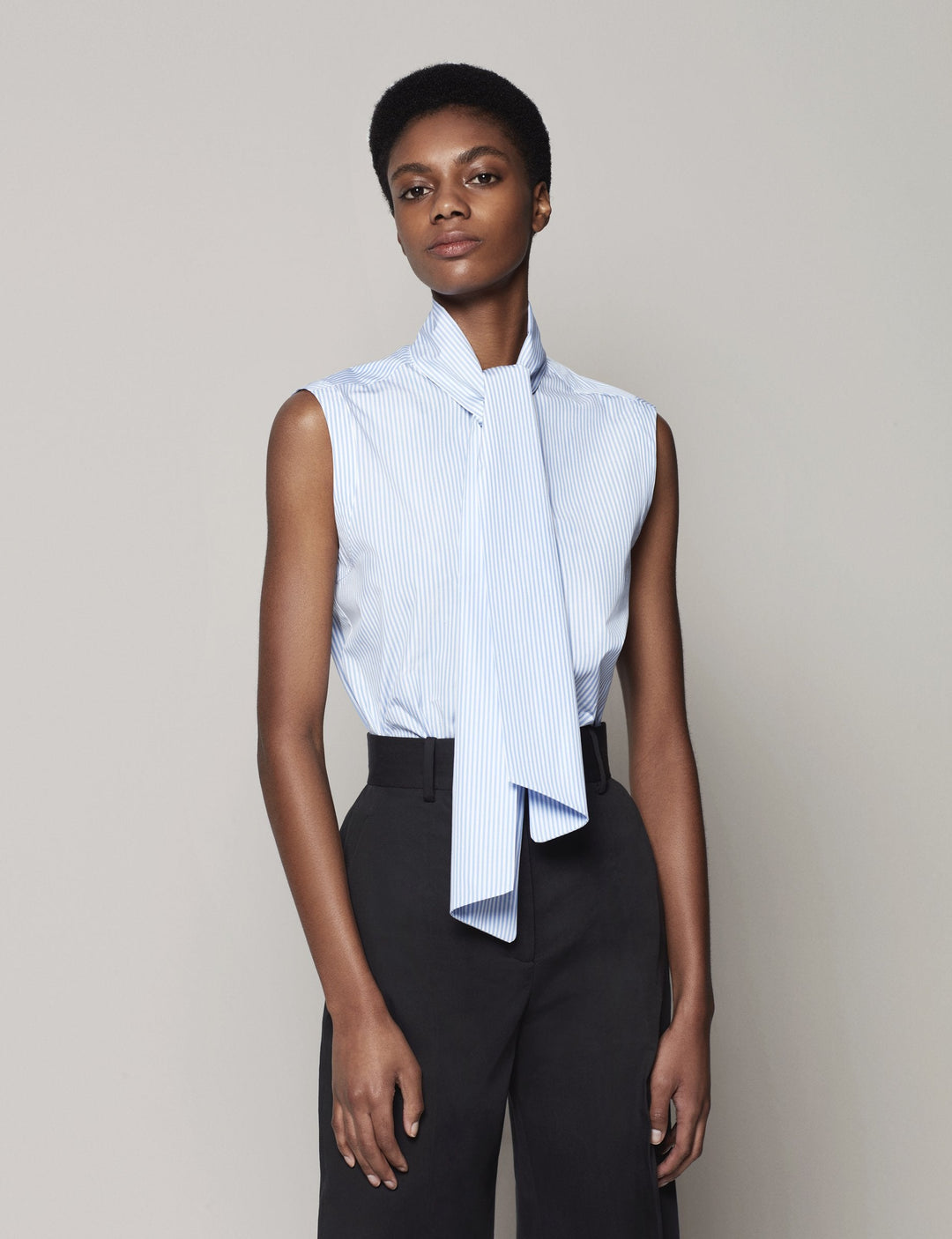Sleeveless Tie Blouse - Resale