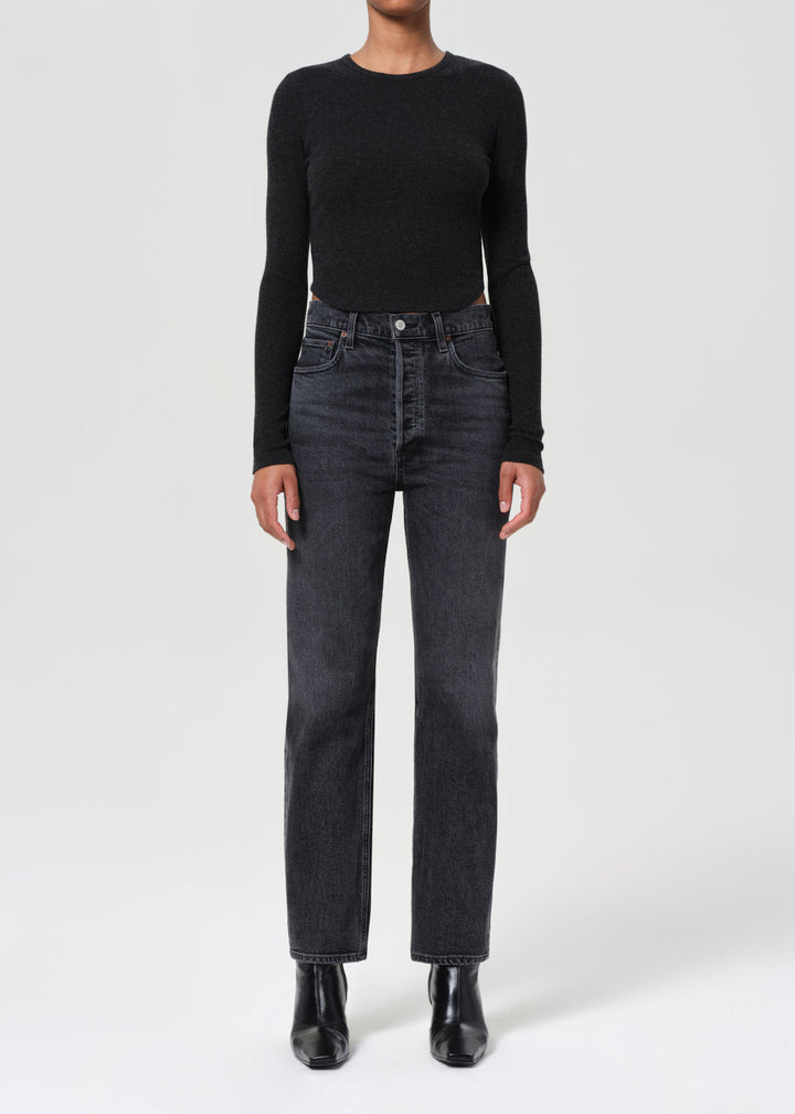 90's Pinch Waist High Rise Straight in Hitch