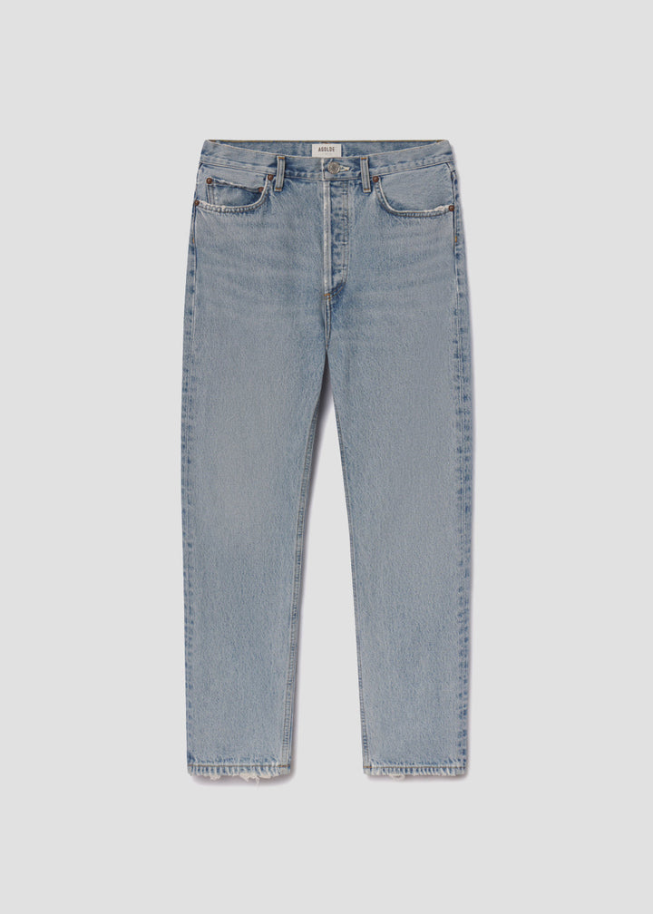 90's Pinch Waist High Rise Straight in Force