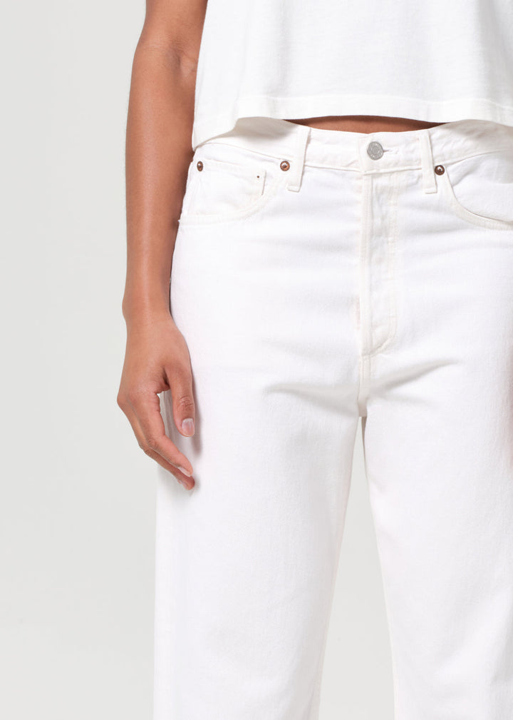 90's Crop Mid Rise Straight in Fortune Cookie