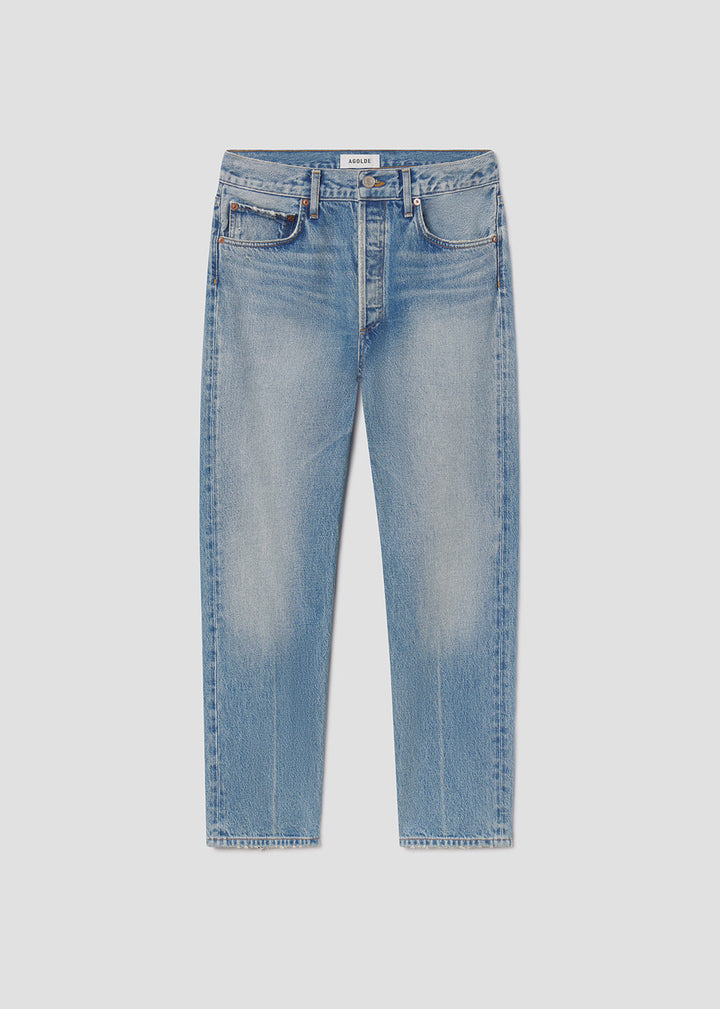 90's Crop Mid Rise Straight in Vault