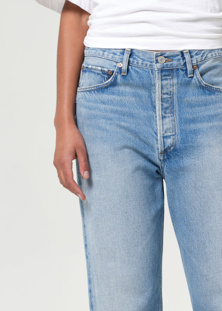 90's Crop Mid Rise Straight in Vault