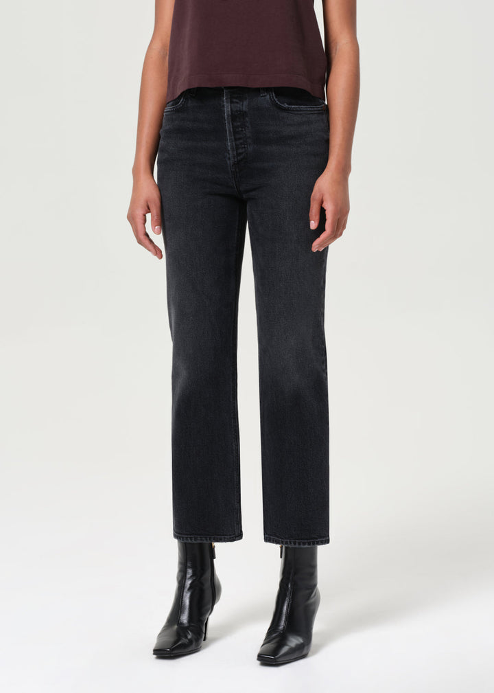 90's Pinch Waist Crop (Comfort Stretch) in Radius