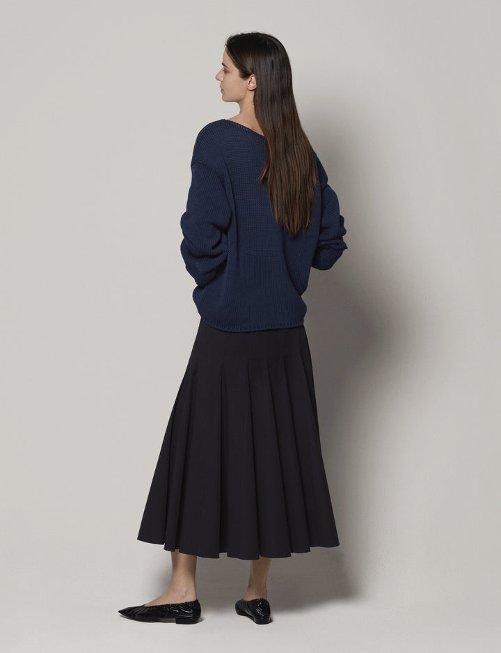 Draped Knit Sweater