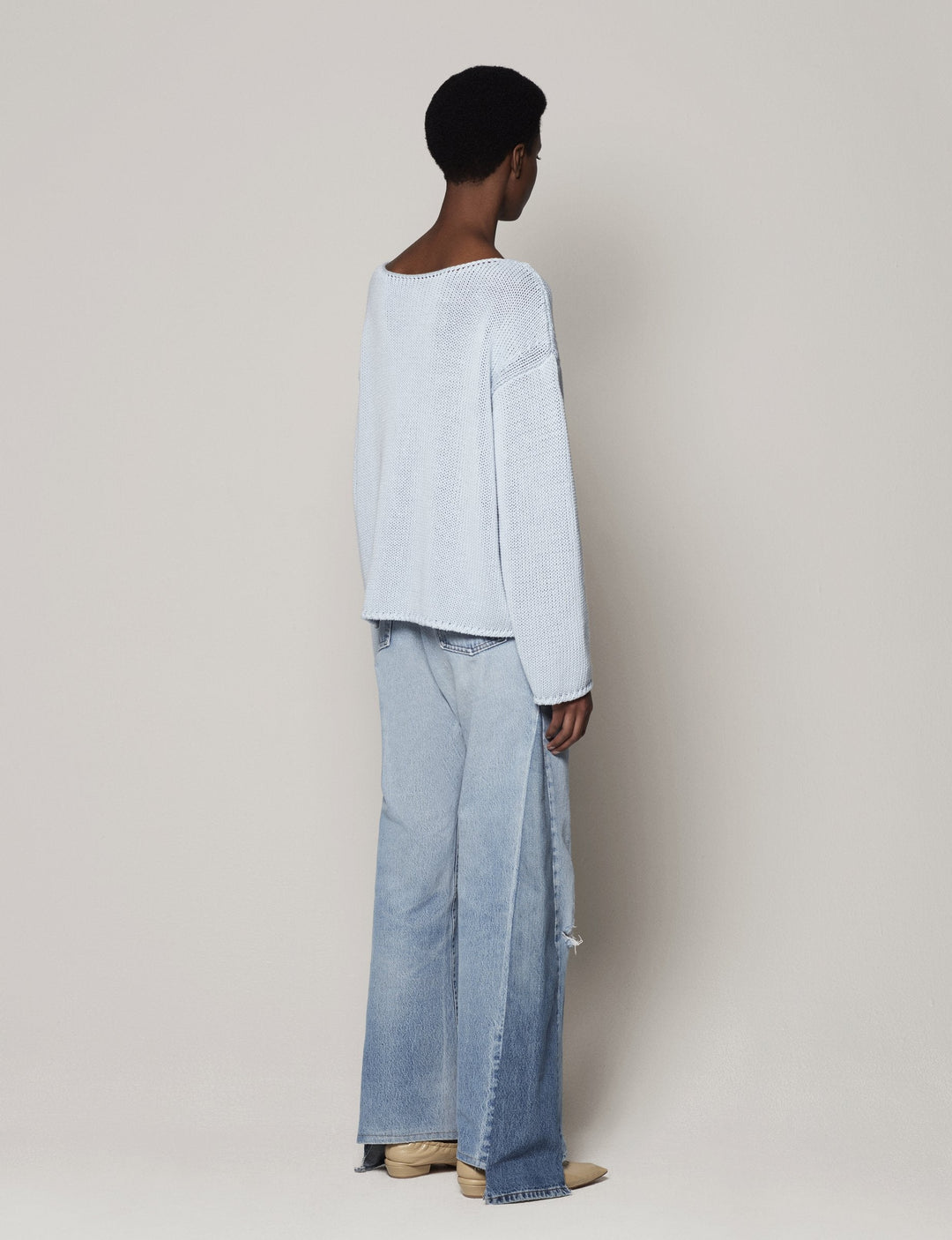 Draped Knit Sweater - Resale