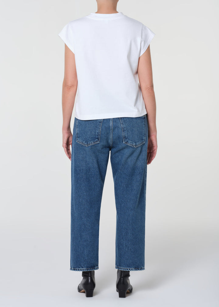 90's Crop Mid Rise Straight Petite in Bounty