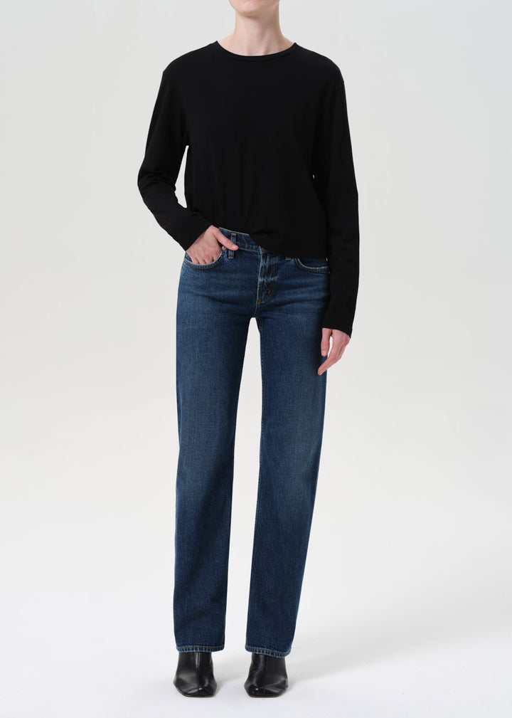 Low Rise Slim (Stretch) in Slick