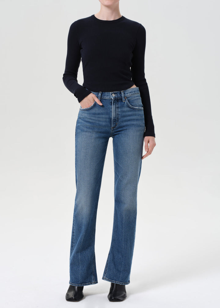 Mid Rise Kick Boot (Comfort Stretch) in Curve