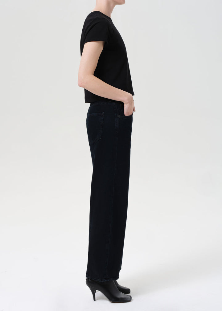 Low Curve Crop Jean in Crushed