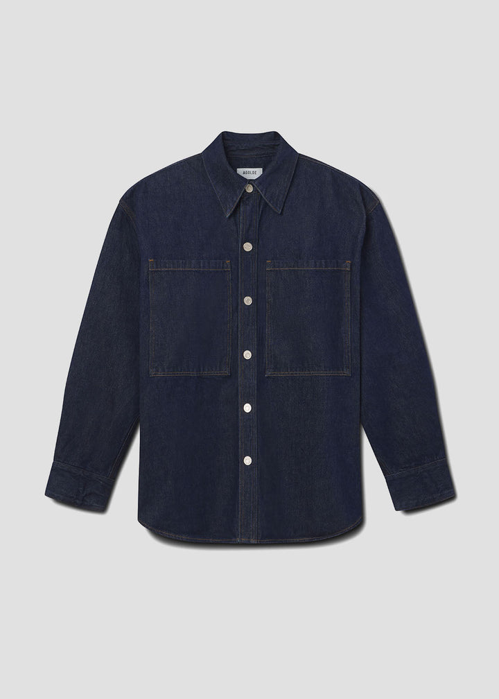 Atticus Shirt in Rinse