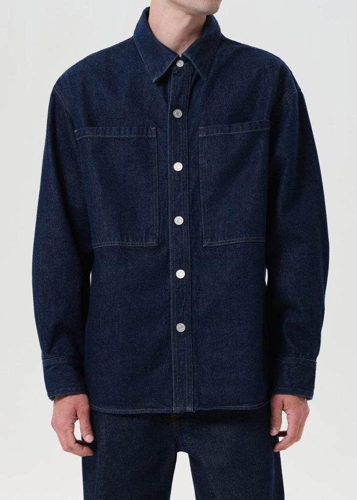 Atticus Shirt in Rinse