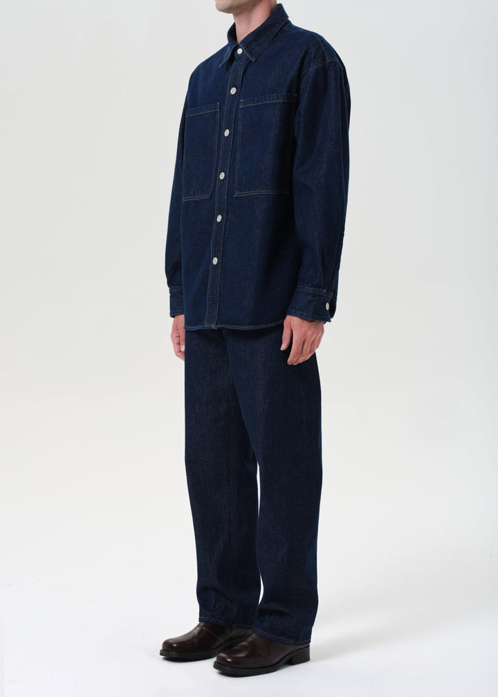 Atticus Shirt in Rinse
