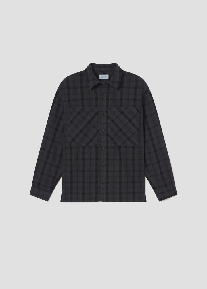Brennan Shirt in Umbra Check/Mirage