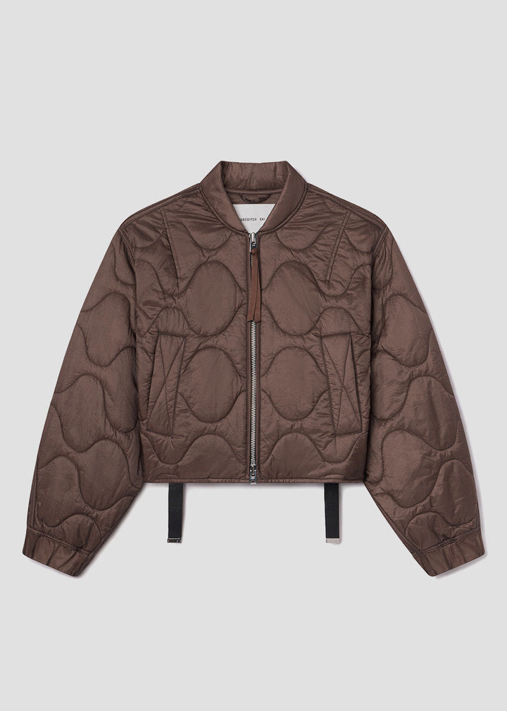 Iona Quilted Jacket in Cocoa