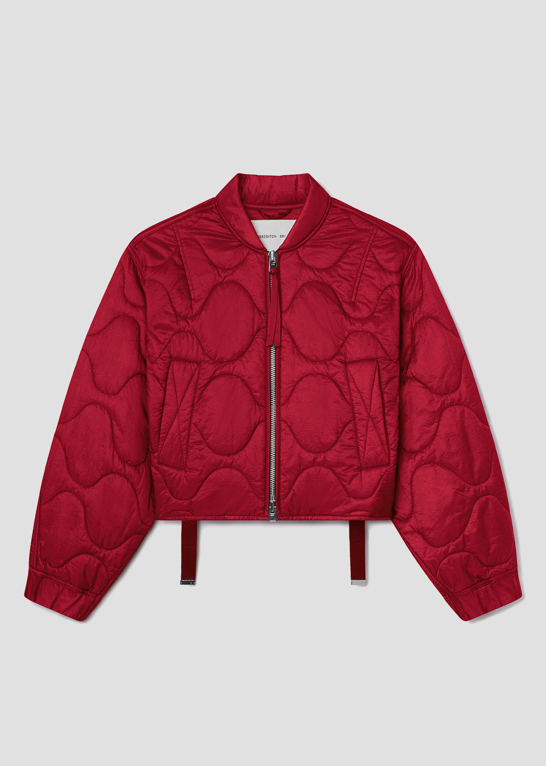 Iona Quilted Jacket in Tomato