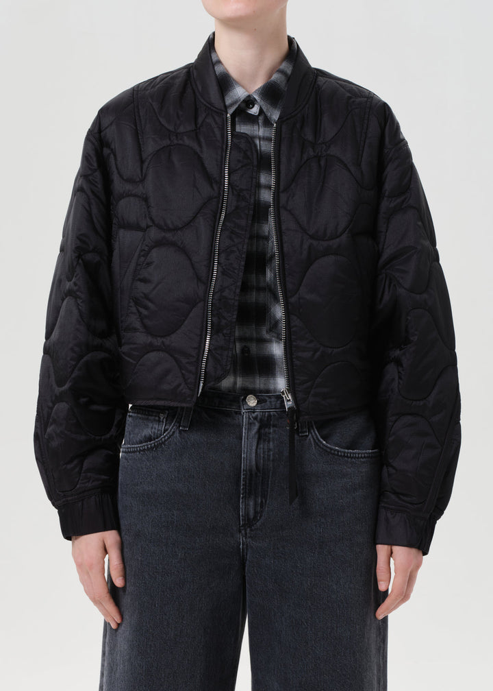 Iona Quilted Jacket in Black
