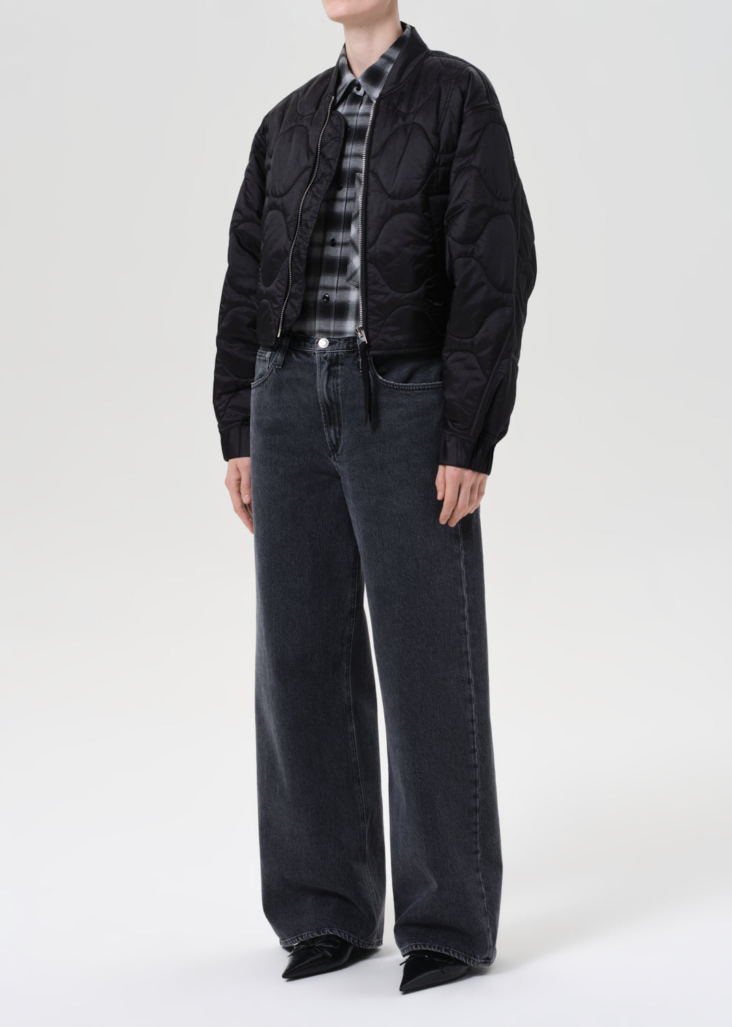 Iona Quilted Jacket in Black