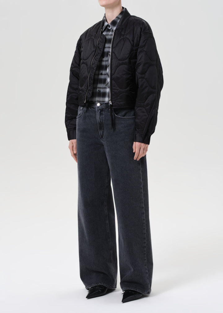 Iona Quilted Jacket in Black