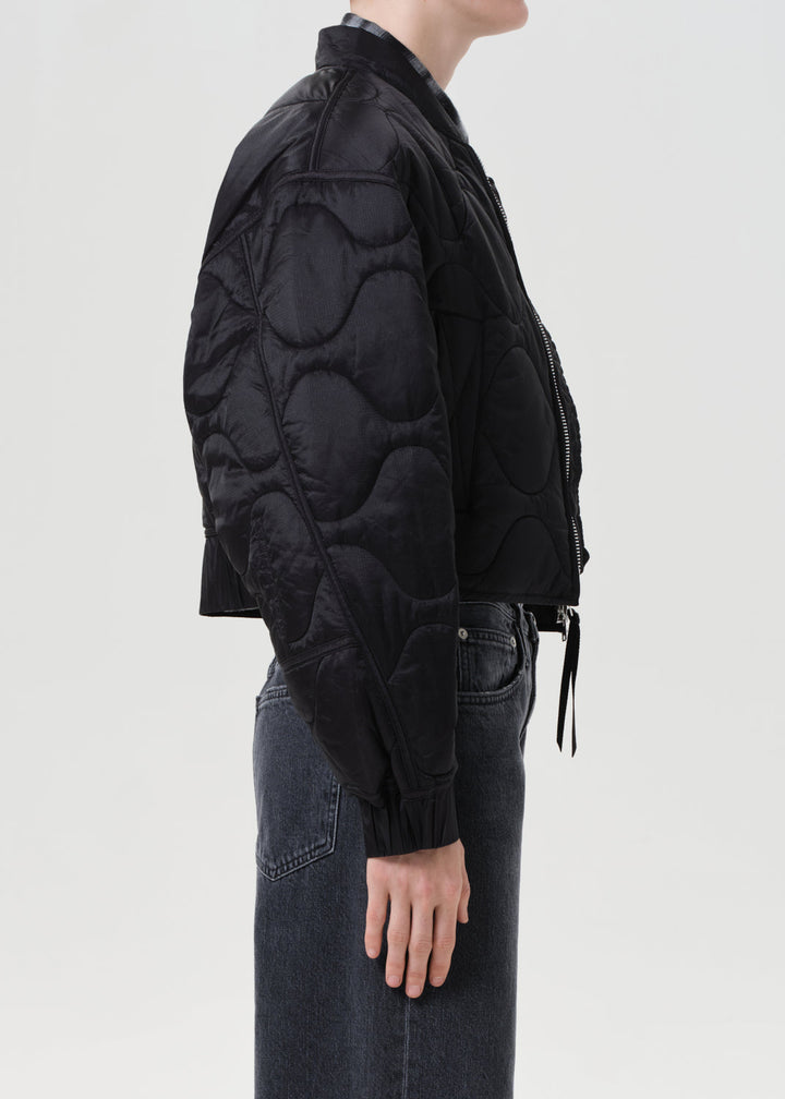 Iona Quilted Jacket in Black