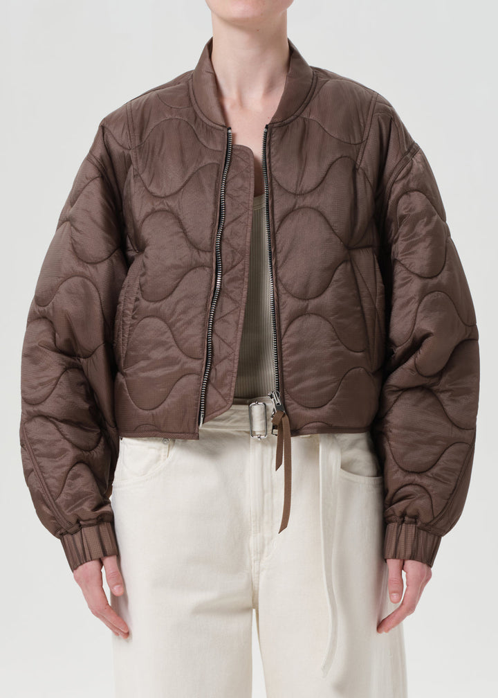 Iona Quilted Jacket in Cocoa