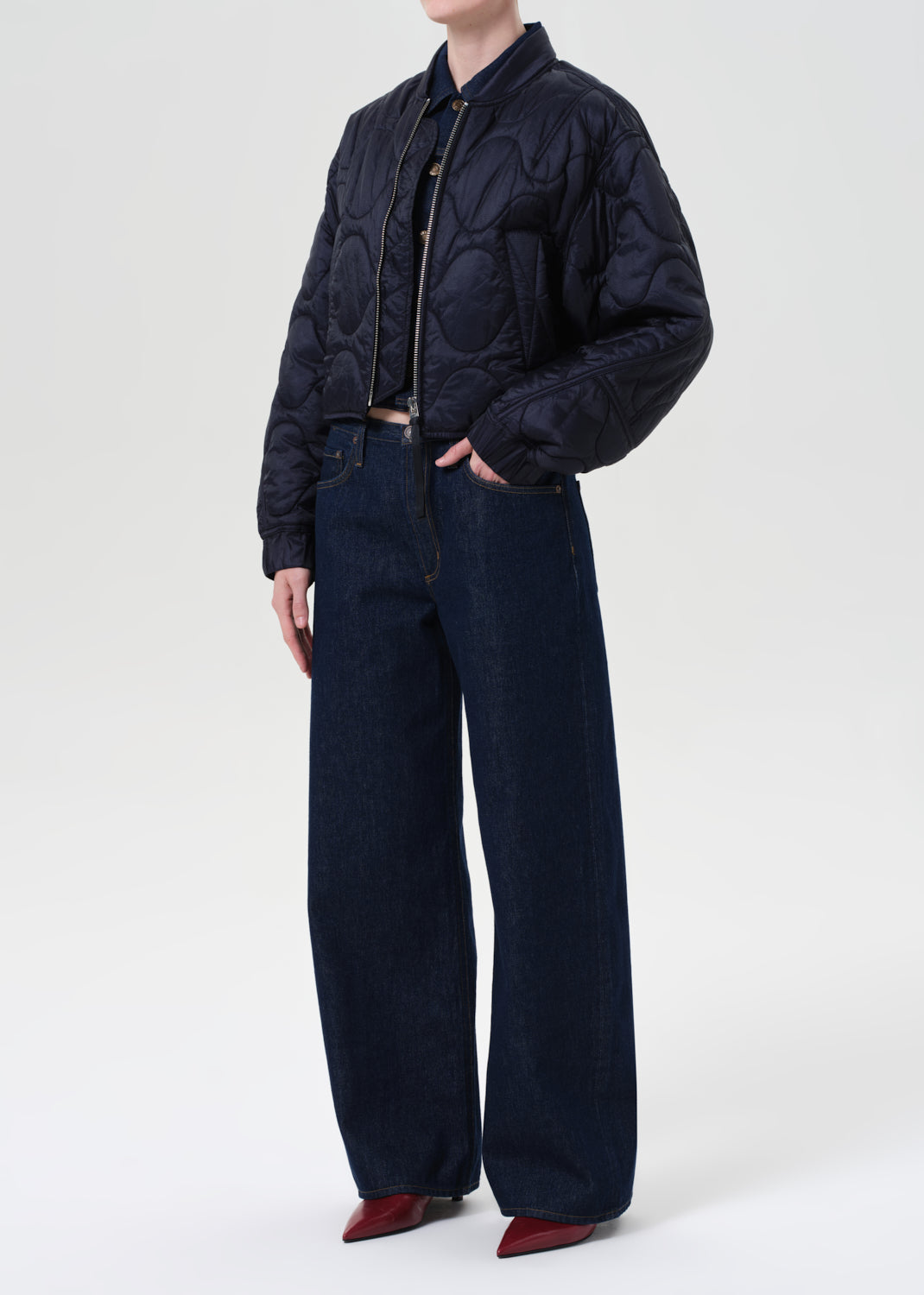 Iona Quilted Jacket in Ink