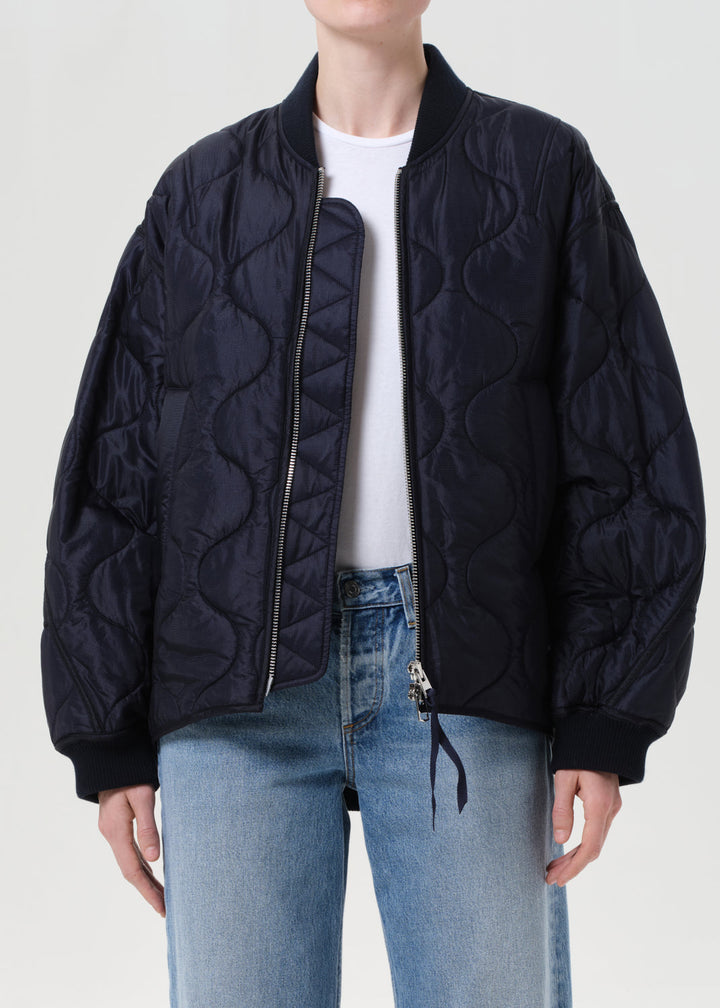 Isla Quilted Jacket in Ink